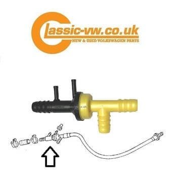 Vacuum Non Return Valve K-Jet 172611931C 171611931C Mk1 / 2 Golf, Jetta, Scirocco, Caddy