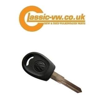 VW Late Logo Key, AH Profile, 357837219A, Mk1 / 2 Golf, Jetta, Caddy, Scirocco, T25, T4
