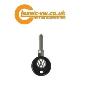 VW Logo Key, HV Profile, 161837219 Mk1 / 2 Golf, Jetta, Caddy, Scirocco, T25, Beetle