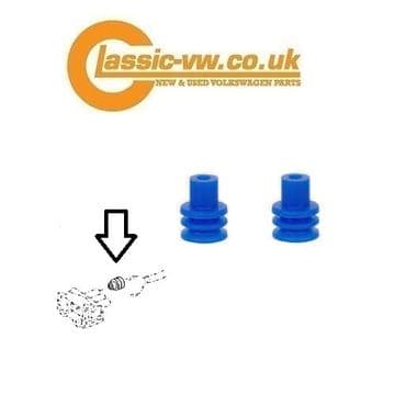 Wire Seal For JPT Plug Blue 2 Pack, Mk1/2 Golf, Jetta, Caddy, Audi 80