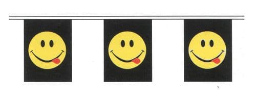 Acid Smiley Bunting