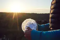 Biolite Luci Charge 150 Solar Inflatable Lantern with Power Bank | Lightweight Camp Lighting