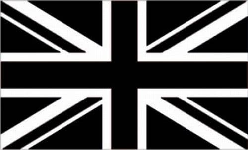 Black Union Jack Flag