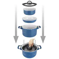 Brunner Carezza Magnetogrip 7+1  Saucepan Set - 20cm
