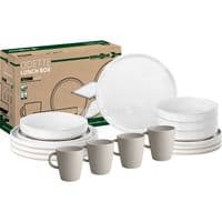 Brunner  Lunch Box 16 Piece Tableware Set - Odette Stone