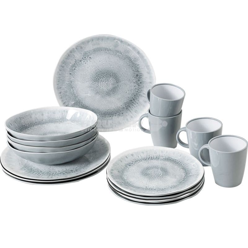 Brunner  Lunch Box 16 Piece Tableware Set - Pearl