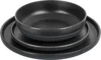 Brunner Midday 12 Piece Tableware Set - Odette Black