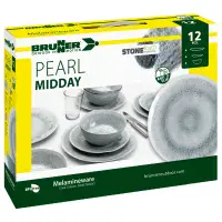 Brunner Midday 12 Piece Tableware Set - Pearl