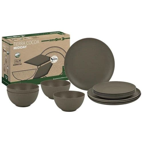 Brunner Midday Tierra Cocoa PLA Tableware Set