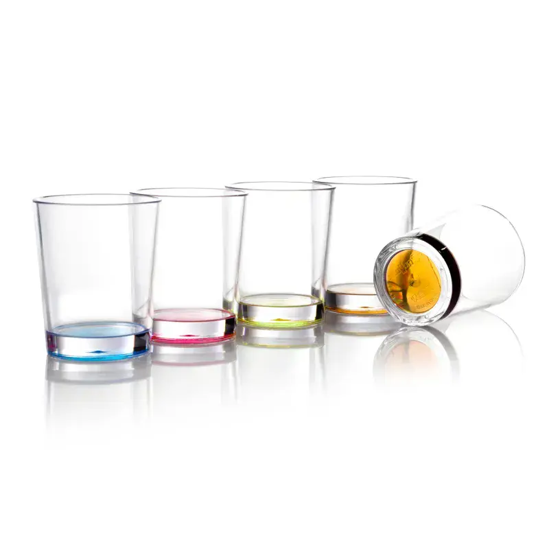 Brunner Multiglass Colour Stackable Pack of 4