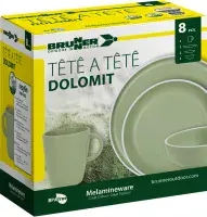 Brunner Tete-a-Tete 8 Piece Tableware Set - Dolomit