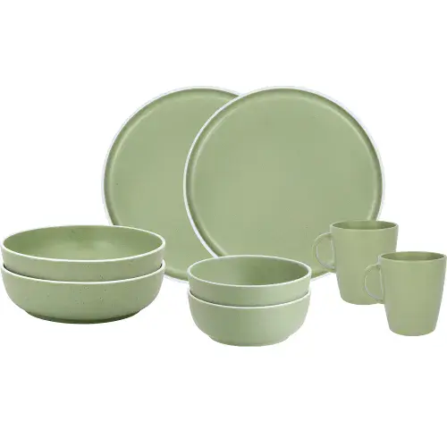 Brunner Tete-a-Tete Dolomit Green 8 Piece Camping Tableware Set