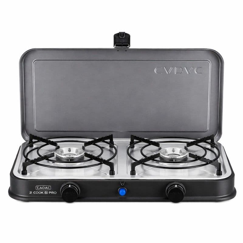 Cadac 2 Cook 2 Pro Stove QR | Dual Burner Tabletop Gas Stove for Camping