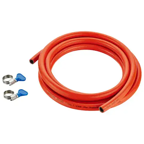Cadac 3m PVC Gas Hose and Clamps Kit