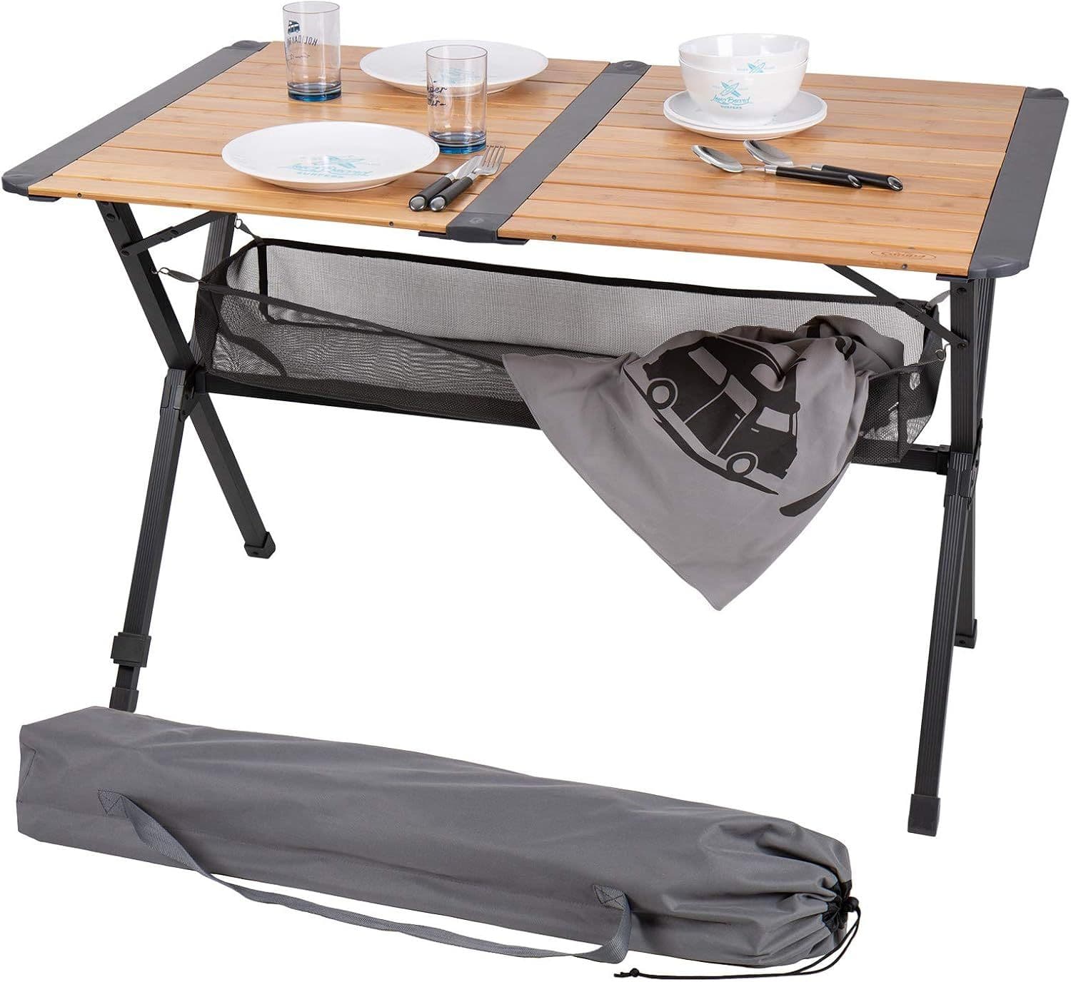 テーブル・チェア・ハンモック KANAMEdesigns YAMA Table Camp4 Mendoza 110 Folding Bamboo Table