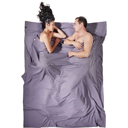 Cocoon Double Travel Sheet Liner with InsectShield - Egyptian Cotton