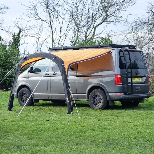 Debus AIR Sun Canopy Inflatable Awning – Sunset Orange