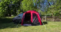 Debus DUO AIR Canopy Awning – Chianti Red