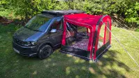 Debus DUO AIR Canopy Awning – Chianti Red