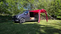 Debus DUO AIR Canopy Awning – Chianti Red