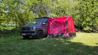 Debus DUO AIR Canopy Awning – Chianti Red