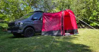 Debus DUO AIR Canopy Awning – Chianti Red