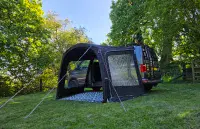 Debus DUO AIR Canopy Awning – Midnight Black