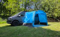 Debus DUO AIR Canopy Awning – Ocean Blue