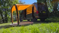 Debus DUO AIR Canopy Awning – Sunset Orange