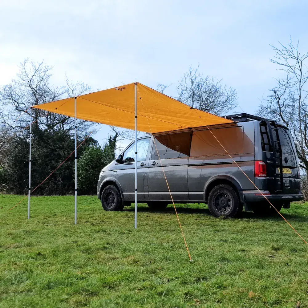 Debus VW Campervan Sun Canopy V2 0 Sunset Orange