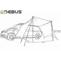 Debus WING Canopy – Midnight Black