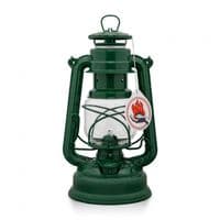 Feuerhand 276 Hurricane Lantern Gift Set - Moss Green