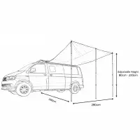 Funky Leisure OpArt Canopy & Windbreak - Bundle