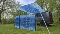 Funky Leisure OpArt Canopy & Windbreak - Bundle