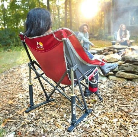 GCI Outdoor Pod Rocker Portable Rocking Camp Chair | Folding Sling Seat ...