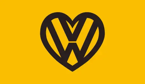 I love my VW Flag - Orange