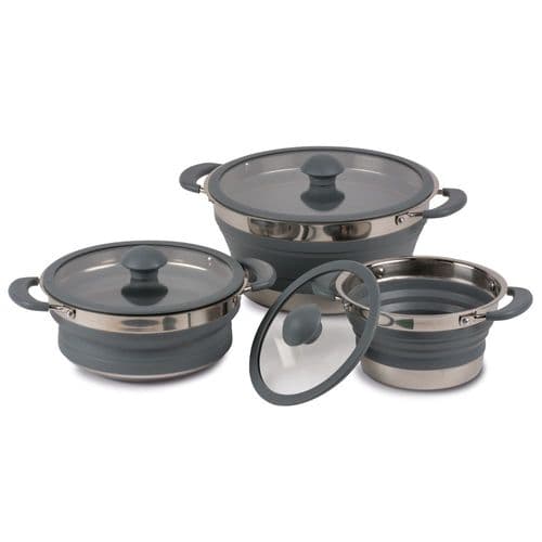 Kampa Folding Saucepans