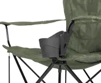 Kampa Heritage Camping Chair | Padded Folding Chair with Cup Holder