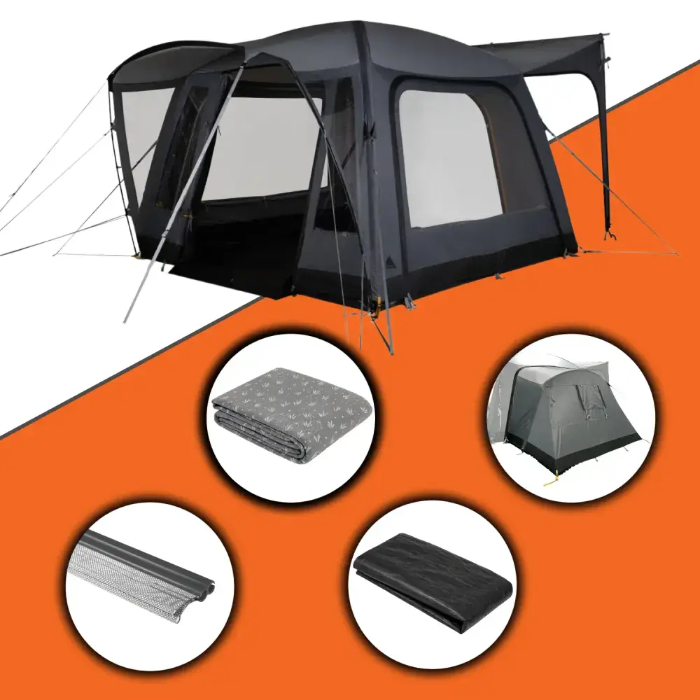 Kampa Roam AIR LOW Drive-Away Awning - Bundle Kit