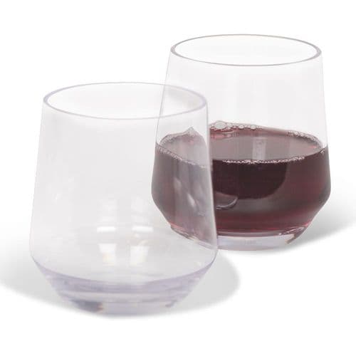 Kampa Soho Stemless Tumbler/Wine Glass - Pack of 2