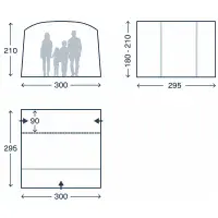 Kampa Traverse AIR Drive-Away Awning LOW