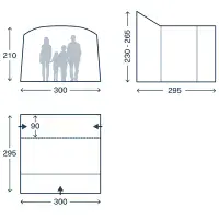 Kampa Traverse AIR Drive-Away Awning MID