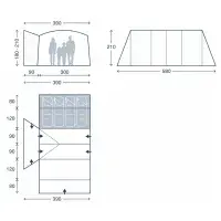 Kampa Voyage AIR LOW Drive-Away Awning - Bundle Kit