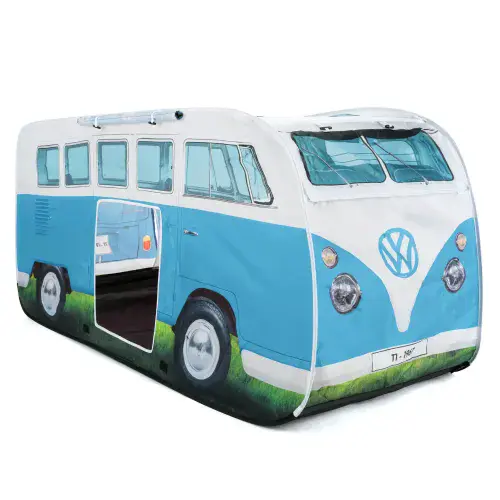Kids Pop-Up VW Campervan Play Tent - Blue or Red