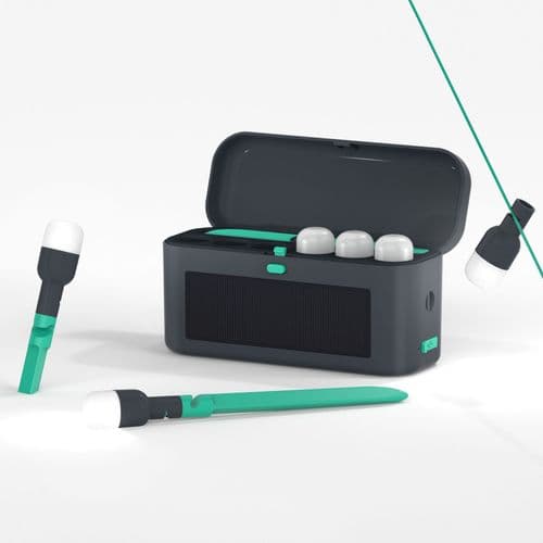 Luci Solar Tent Peg/Guyline Site Lights – Pack of 6