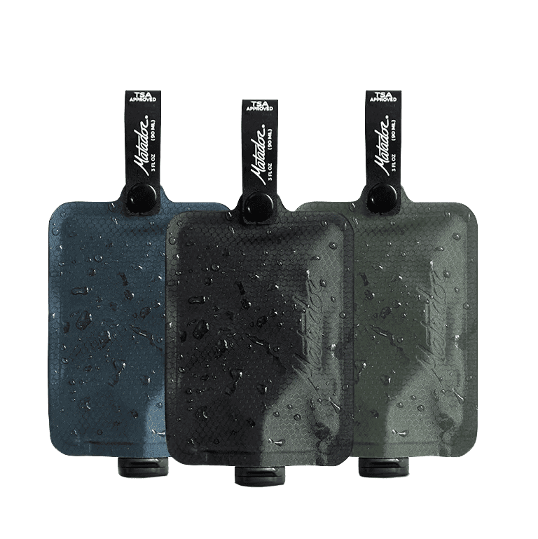 Matador FlatPak Travel Toiletry Bottles - Pack of 3