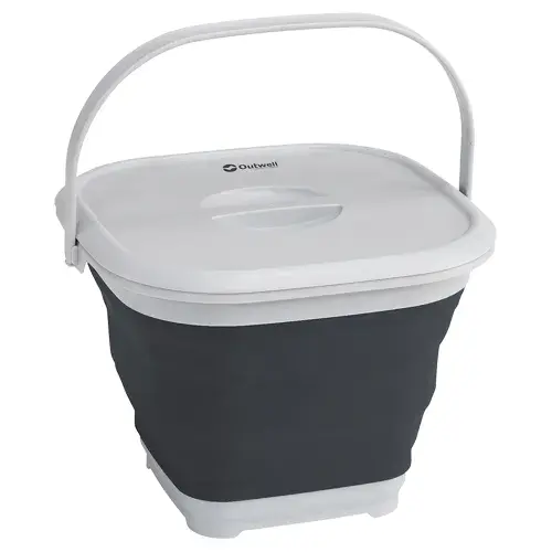 Outwell Collaps Square Bucket with Lid Navy Night