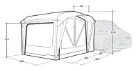 Outwell Cross PowerAir Drive-Away Awning