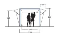 Outwell Cross PowerAir Drive-Away Awning
