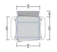 Outwell Cross PowerAir Drive-Away Awning